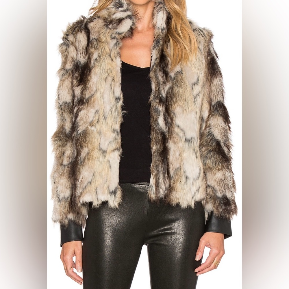 Jack by Steve Madden Faux Fur Coat